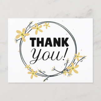Thank you  postcard