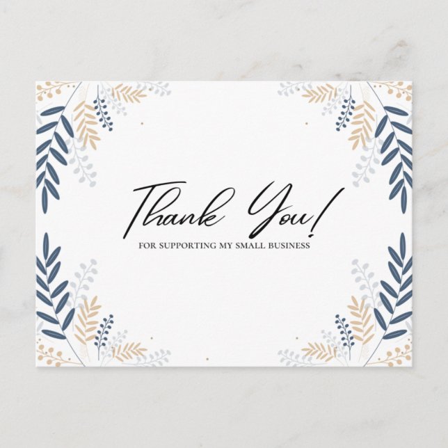 Thank you! postcard (Front)