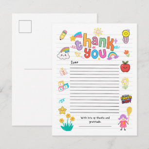 Thank You Postcard