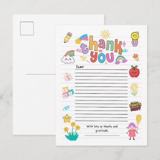 Thank You Postcard