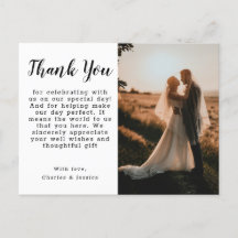 Thank You Postcard Mail