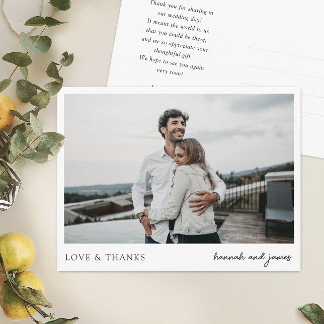 Thank You Postcards for Wedding Guests and Gifts (Creator Uploaded)