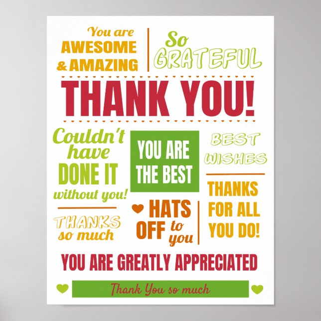 Thank You Poster (Front)