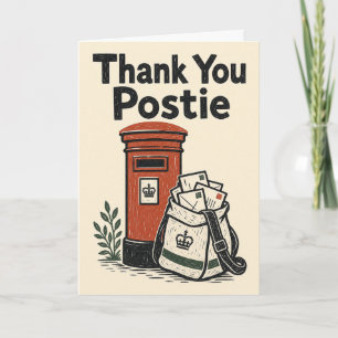 Thank You Postie Card