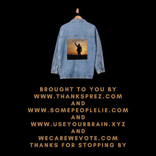 Thank you President Joe Biden Denim Jacket