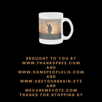 Thank you President Joe Biden Frosted Glass Coffee Mug