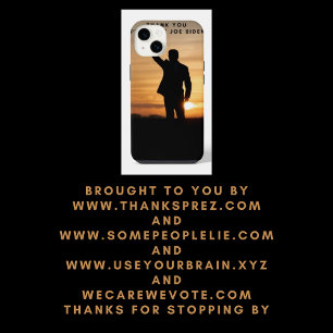 Thank you President Joe Biden iPhone 14 Case
