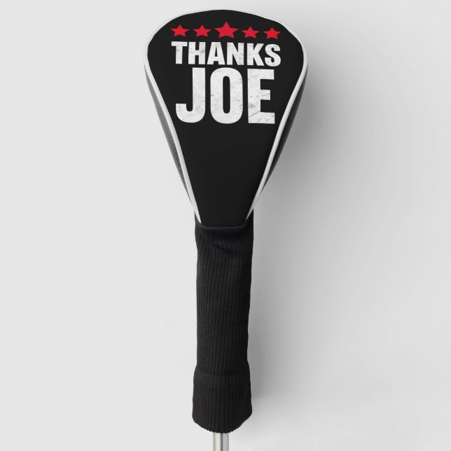 Thank you President Thank you Joe Biden Thanks Joe Golf Head Cover (Front)