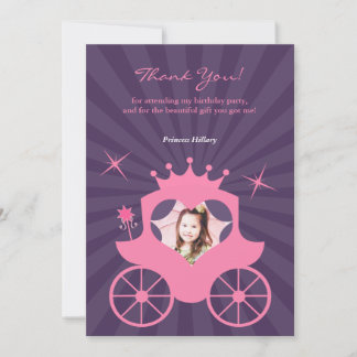 Thank You Princess Photo Card