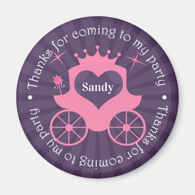 Thank You Princess Photo Magnet (Front)