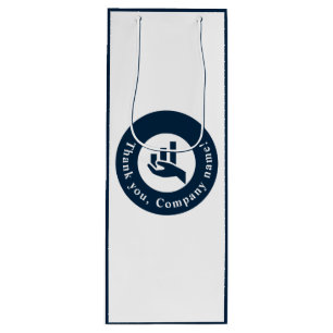 Thank you! Promotional Custom Wine Gift Bag