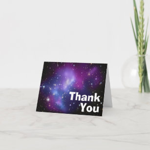 Thank You Purple Galaxy Cluster