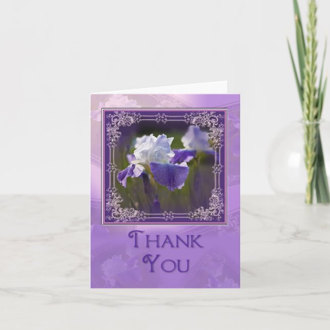 Thank you - Purple Iris (Front)