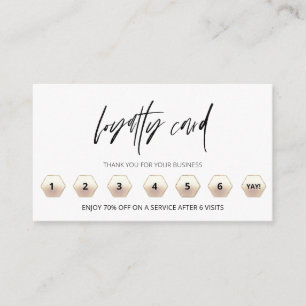 *~* Thank You QR LOGO Rewards Modern Loyalty Card