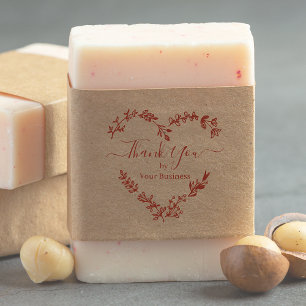Thank You Quote with Modern Calligraphy Rubber Stamp