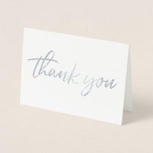 Thank You Real Foil Thank You Card