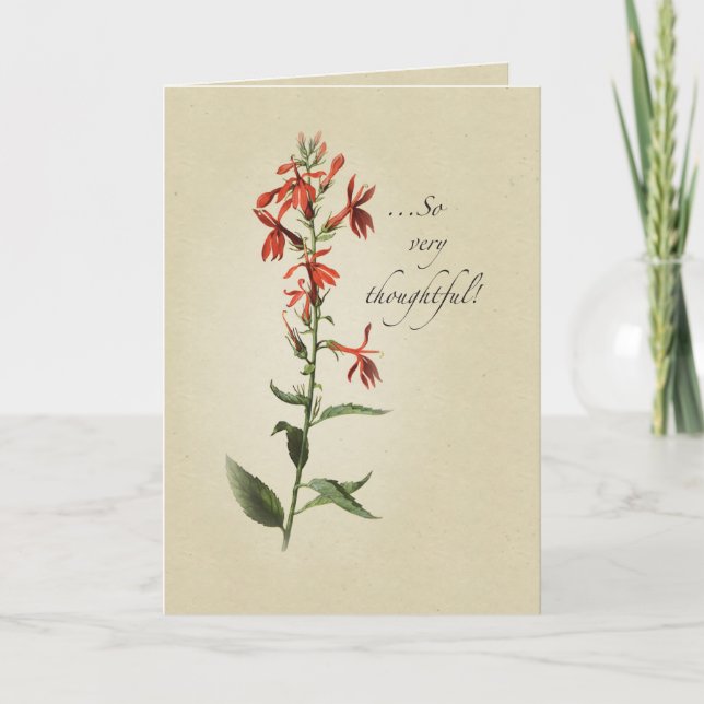 Thank You Red Wildflower, Religious (Front)