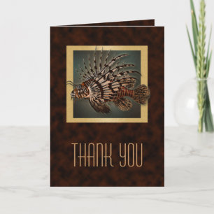 "Thank you" reef fish CUSTOMIZABLE Thank You Card