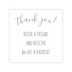 Thank you Refer a Friend Self Inking Stamp
