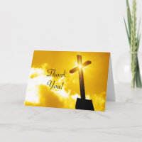 Thank You Religious Greeting Card