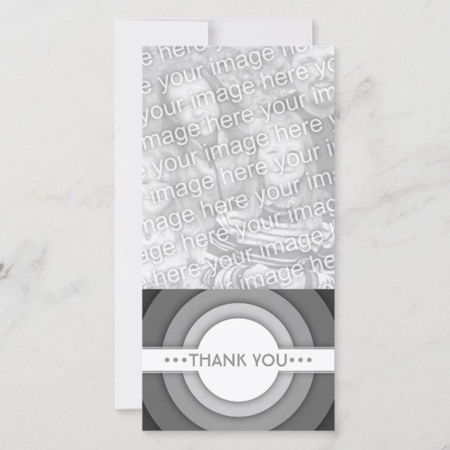 THANK YOU (retro) Card (Front)