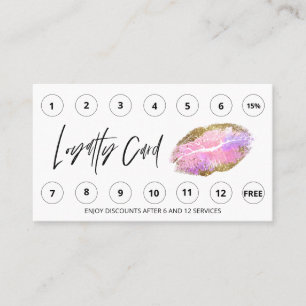 *~* Thank You Rewards QR LOGO beauty lips Loyalty