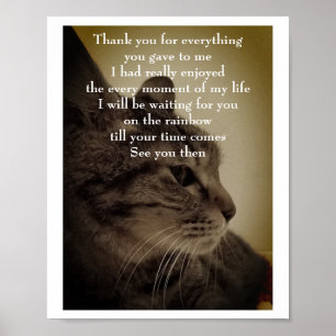 Thank you & RIP  Poster