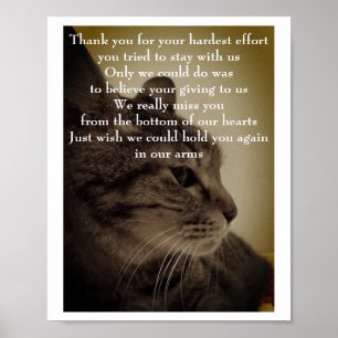 Thank you & RIP  Poster