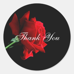 Thank You Rose Stickers