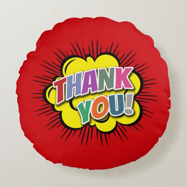 Thank You Round Cushion (Front)