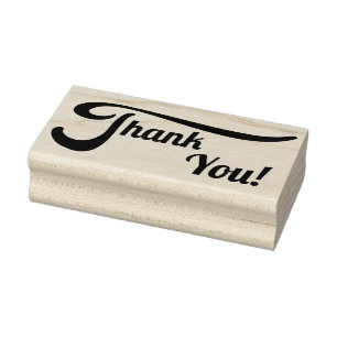 Thank you rubber stamp