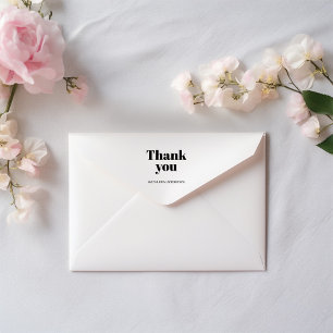 "Thank you"   Rubber Stamp