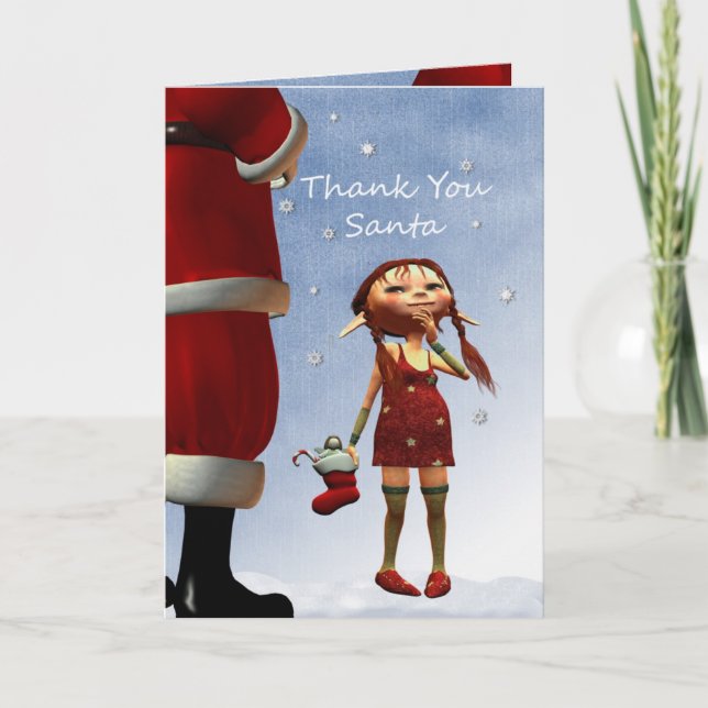 Thank you Santa Card (Front)