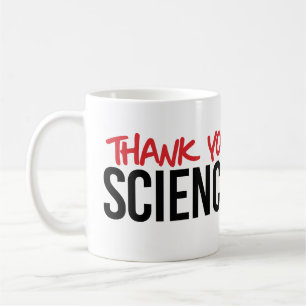 Thank you science coffee mug