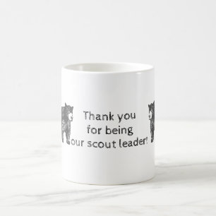 Thank You Scout Leader American Black Bear Coffee Mug