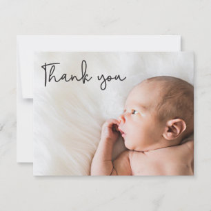 Thank You Script and Baby Birth Announcement