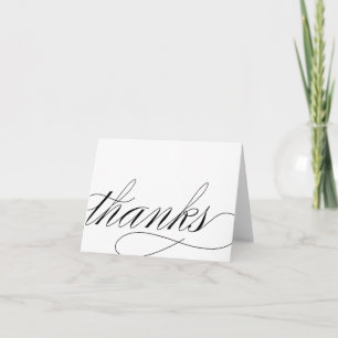 THANK YOU - SCRIPT CARD