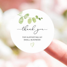 Thank You Script Eucalyptus Small Business