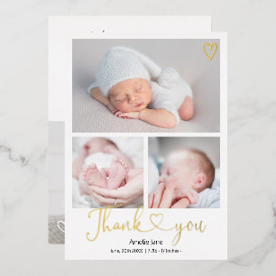 thank you script heart 4 photos baby birth