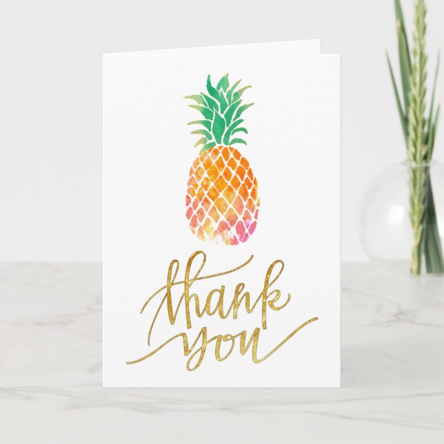 thank you script pineapple (Front)