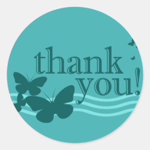 thank you seal : butterflies :