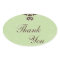 Thank You Seal - Mint Green & Chocolate Brown