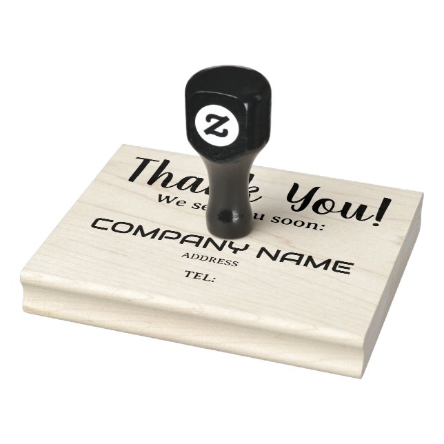 THANK YOU See you soon, business custo Rubber Stamp (Stamp)