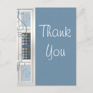 Thank You Sewing Addict Postcard