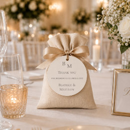 Thank you sharing our day ivory monogram wedding classic round sticker
