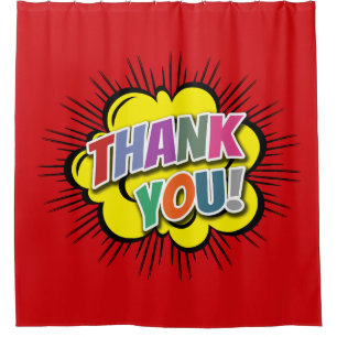 Thank You Shower Curtain