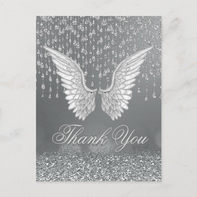 Thank You | Silver Tears Postcard (Front)