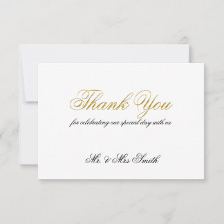 Thank You Simple Script Card