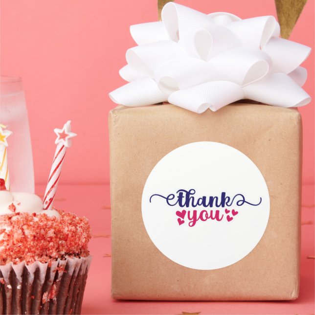 Thank You - Small Business Sticker (Party)