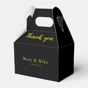 Thank You Small Gable Favour Box for Any Occasion